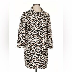 Kate Spade Leopard Print Day Coat